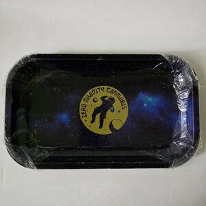 Zero Gravity Cannabis Rolling Tray With Spaceman Design